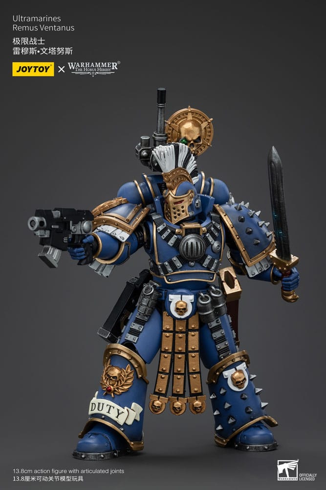 Warhammer Horus Heresy Action Şekil 1/18 Ultramarinler Remus Ventanus 14 cm