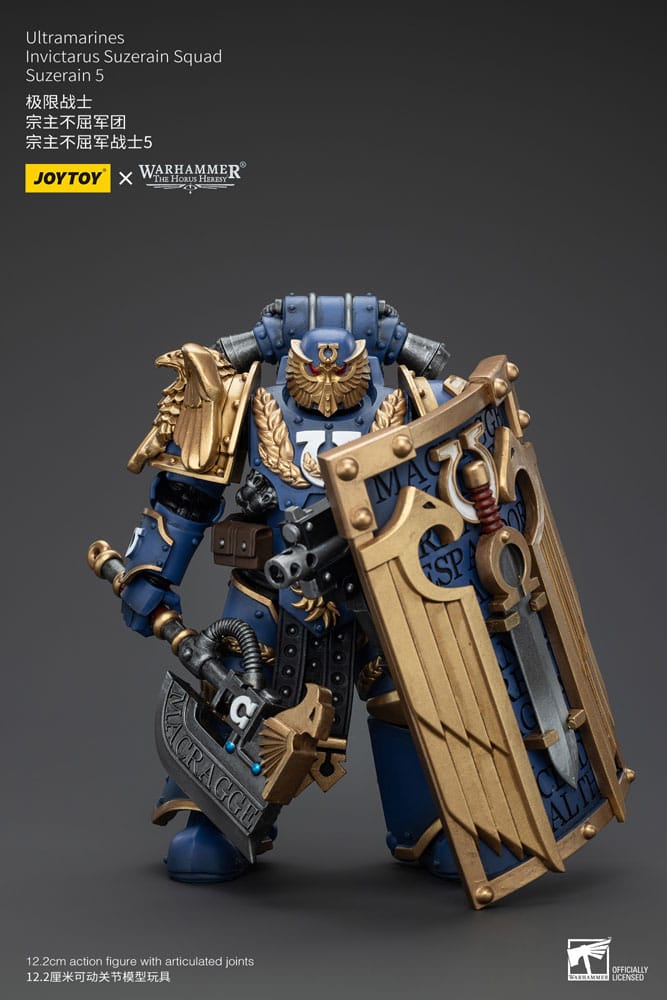 Warhammer Horus Heresy Action Şekil 1/18 Ultramarinler Invictarus Suzerain Squad Suzerain 5 12 cm