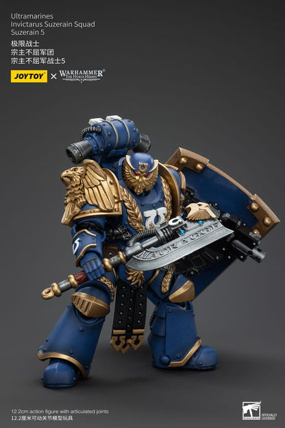 Warhammer Horus Heresy Action Şekil 1/18 Ultramarinler Invictarus Suzerain Squad Suzerain 5 12 cm