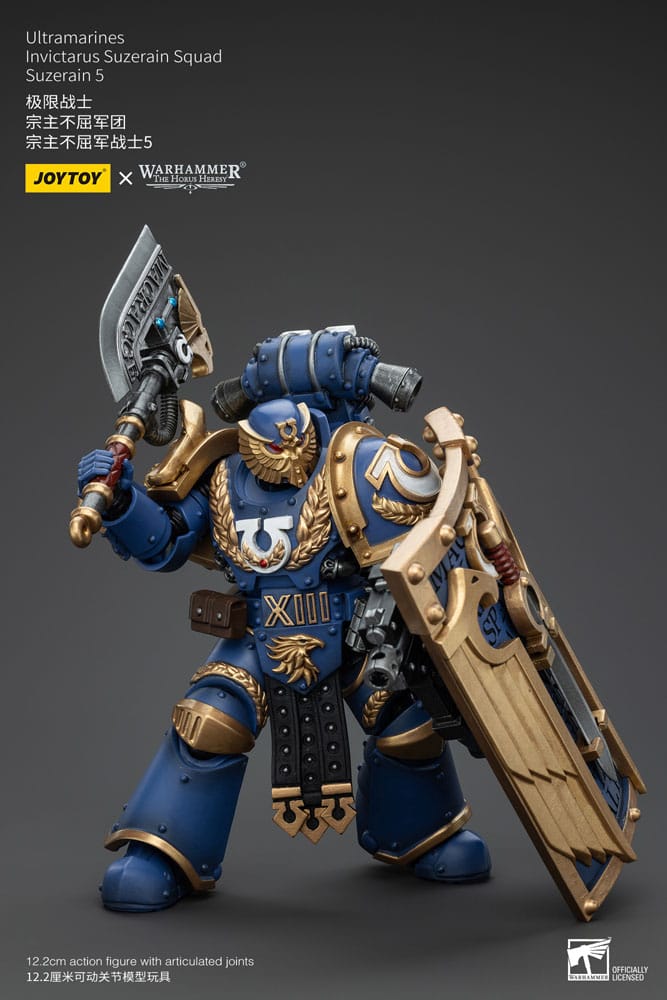 Warhammer Horus Heresy Action Şekil 1/18 Ultramarinler Invictarus Suzerain Squad Suzerain 5 12 cm