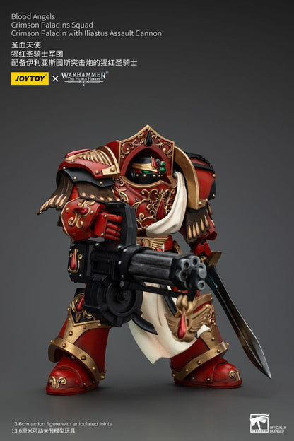 Warhammer Horus Heresy Action Şekil 1/18 Blood Angels Crimson Paladins Squad Crimson Paladin ile Iliastus saldırı topu 14 cm