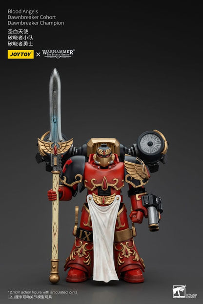 Warhammer The Horus Heres Action Slika 1/18 Blood Angels Raldoron Prvi kapetan krvnih anđela 13 cm