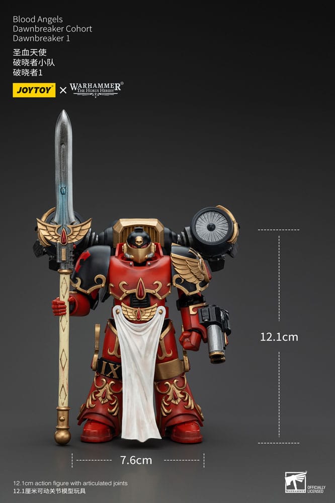 Warhammer The Horus Heresy Action Figur 1/18 Blood Angels Dawnbreaker Cohort Dawnbreaker 1 13 cm
