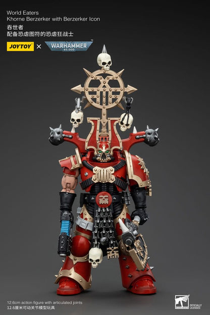 Warhammer 40K Aksiyon Şekil 1/18 Dünya Yiyenler Khorne Berzerker Berzerker Lcon 13 cm