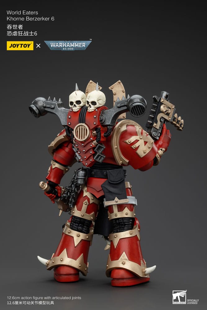 Warhammer 40K Actie Figuur 1/18 Wereldeters Khorne Berzerker 6 13 cm