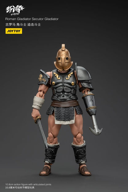 Action de conflit Figure 1/18 Gladiator romain Secutor Gladiator 11 cm