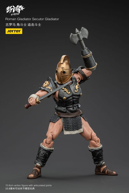 Action de conflit Figure 1/18 Gladiator romain Secutor Gladiator 11 cm