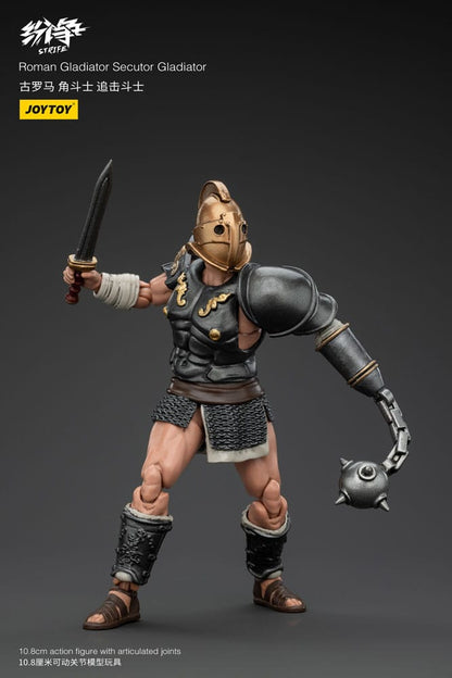Action de conflit Figure 1/18 Gladiator romain Secutor Gladiator 11 cm