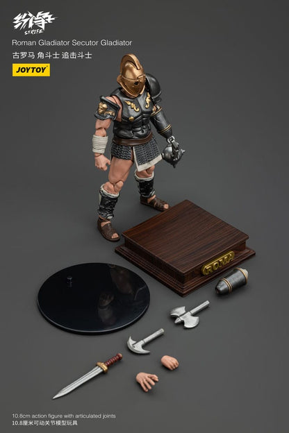 Action de conflit Figure 1/18 Gladiator romain Secutor Gladiator 11 cm