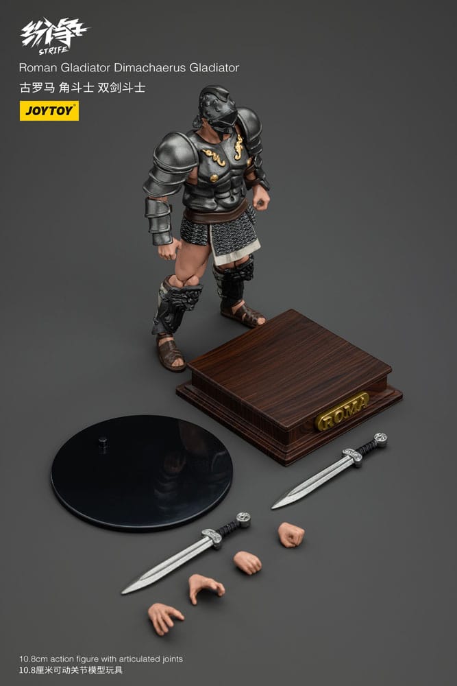 Streitaktion Abbildung 1/18 Roman Gladiator Dimachaerus Gladiator 11 cm