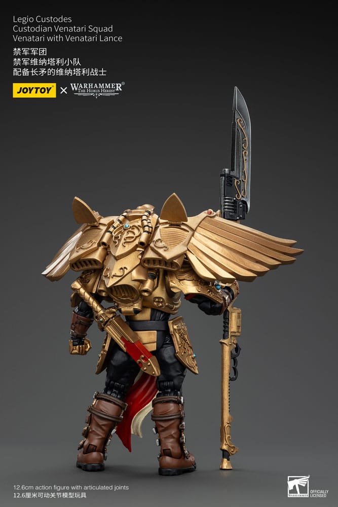 Warhammer the Horus Heresy Action Bild 1/18 Legio Custodes Custodian Venatari Squad Venatari med Venatari Lance 13 cm