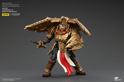 Warhammer the Horus Heresy Action Bild 1/18 Legio Custodes Custodian Venatari Squad Venatari med Venatari Lance 13 cm