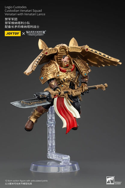 Warhammer the Horus Heresy Action Bild 1/18 Legio Custodes Custodian Venatari Squad Venatari med Venatari Lance 13 cm