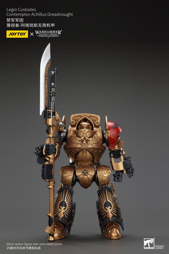 Warhammer the horus Heresy aksiyon figürü LEGIO Custodes hor görme-achillus dreadnought 25 cm