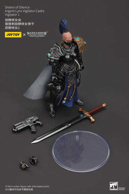 Warhammer the horus Heresy Actionfigur Silence Kızkardeşleri Argent Lynx Vigilatör Kadro Saldırıcı 1 19 cm