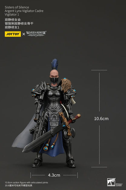 Warhammer the horus Heresy Actionfigur Silence Kızkardeşleri Argent Lynx Vigilatör Kadro Saldırıcı 1 19 cm
