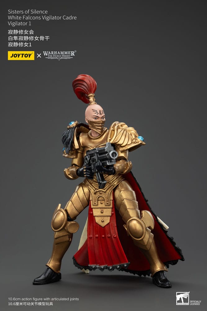 Warhammer Horus Heresy Actionfigur Silence Beyaz Şahin Saldırıcısı Kadro Vigilatör 1 19 cm