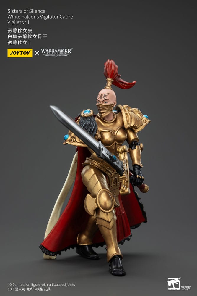 Warhammer Horus Heresy Actionfigur Silence Beyaz Şahin Saldırıcısı Kadro Vigilatör 1 19 cm