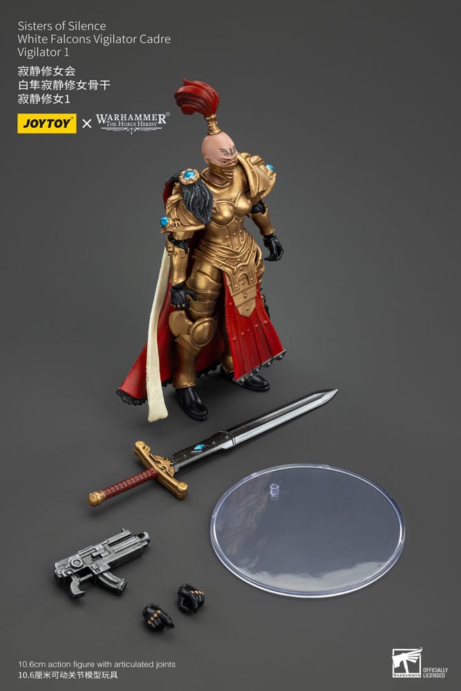 Warhammer Horus Heresy Actionfigur Silence Beyaz Şahin Saldırıcısı Kadro Vigilatör 1 19 cm
