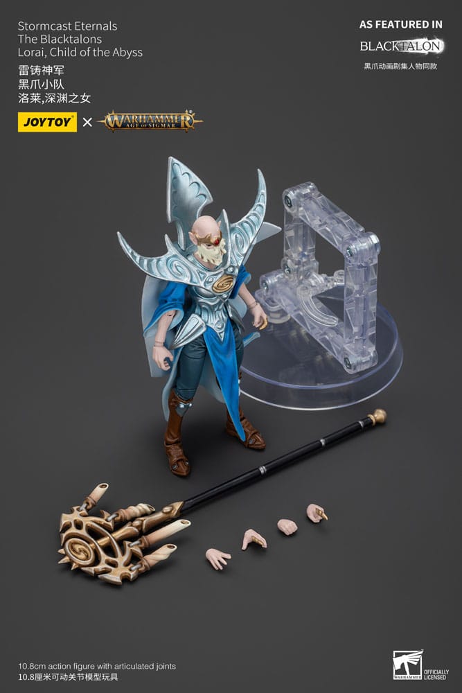Warhammer Sigmar Age Actionfigur Stormcast Eternals Blacktalons Lorai Abyss 20 cm