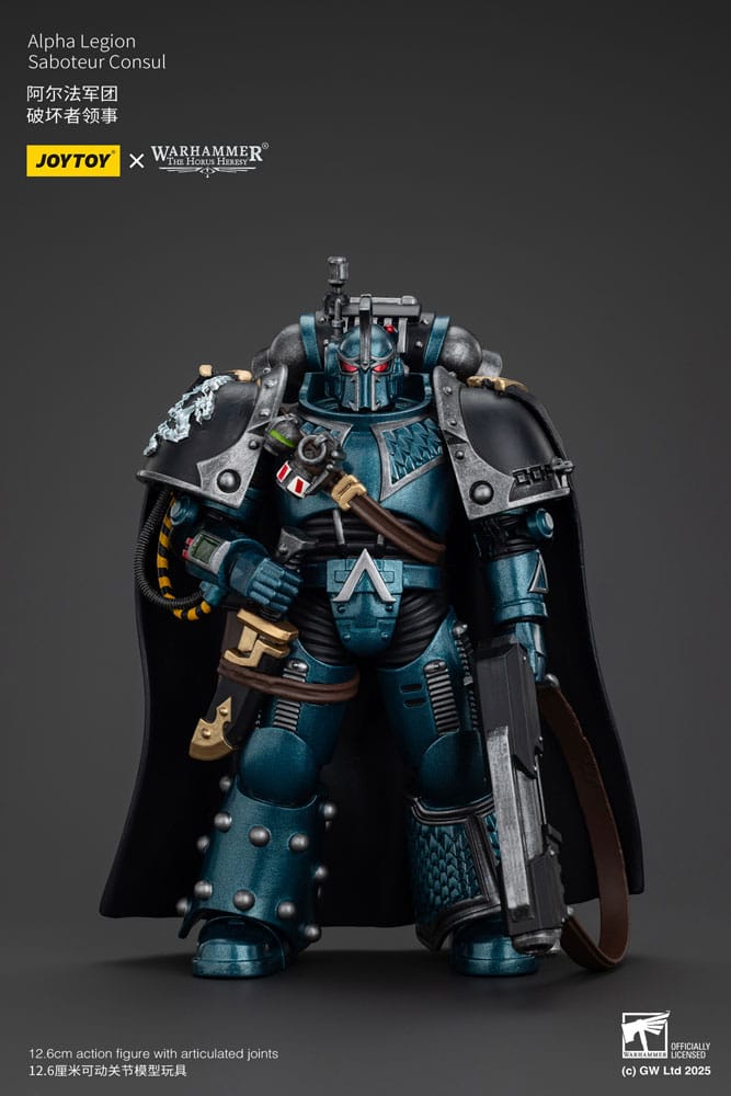 Warhammer Horus Heresy Aksiyon Figürü Alpha Legion Saboteur Consul 20 cm
