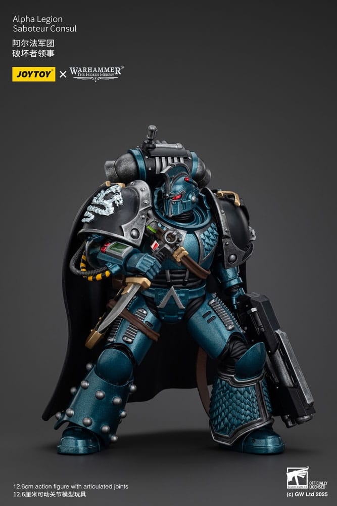 Warhammer Horus Heresy Aksiyon Figürü Alpha Legion Saboteur Consul 20 cm
