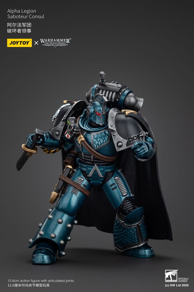 Warhammer Horus Heresy Aksiyon Figürü Alpha Legion Saboteur Consul 20 cm