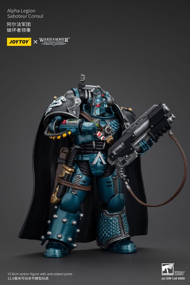 Warhammer Horus Heresy Aksiyon Figürü Alpha Legion Saboteur Consul 20 cm