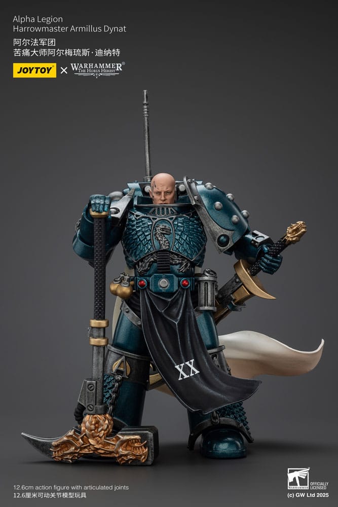Warhammer the horus Heresy aksiyon figürü Alfa Legion Harrowmaster Armillus Dynat 20 cm