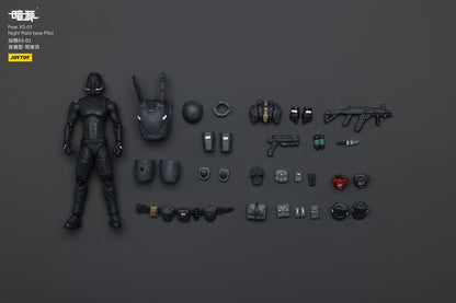 Battle For the Stars Actionfigur Fear XS-01 Night Raid type-Pilot 12 cm