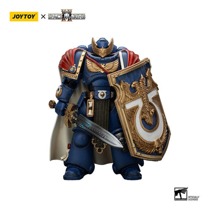 Warhammer 40k actiefiguur Ultramarines Victrix Honor Guard met Storm Shield en Power Sword 20 cm