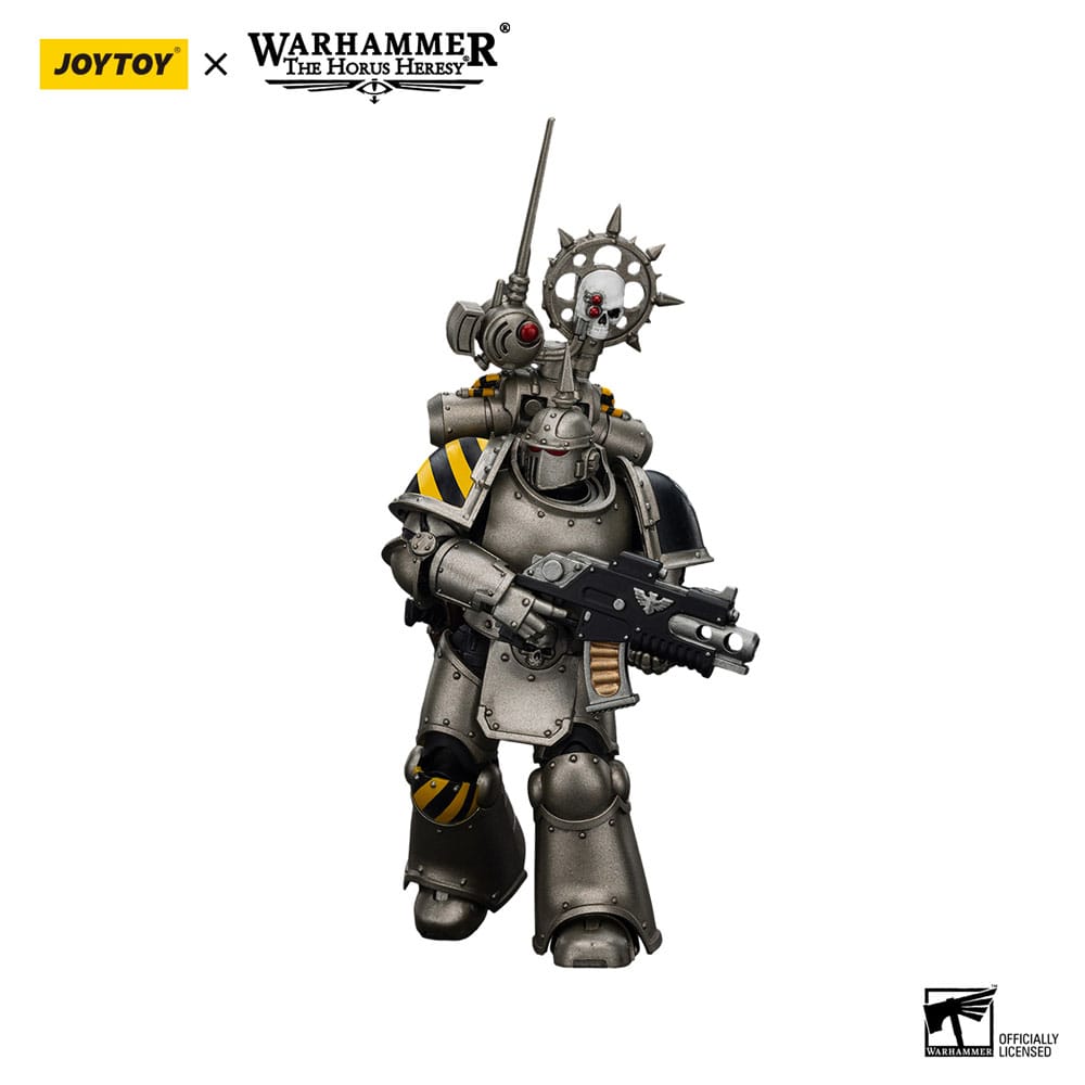 Warhammer The Horus Heresy Action Figure 1/18 lron Warriors MKlIl Tactical Legioensoldaat met Nuncio-vox 12 cm