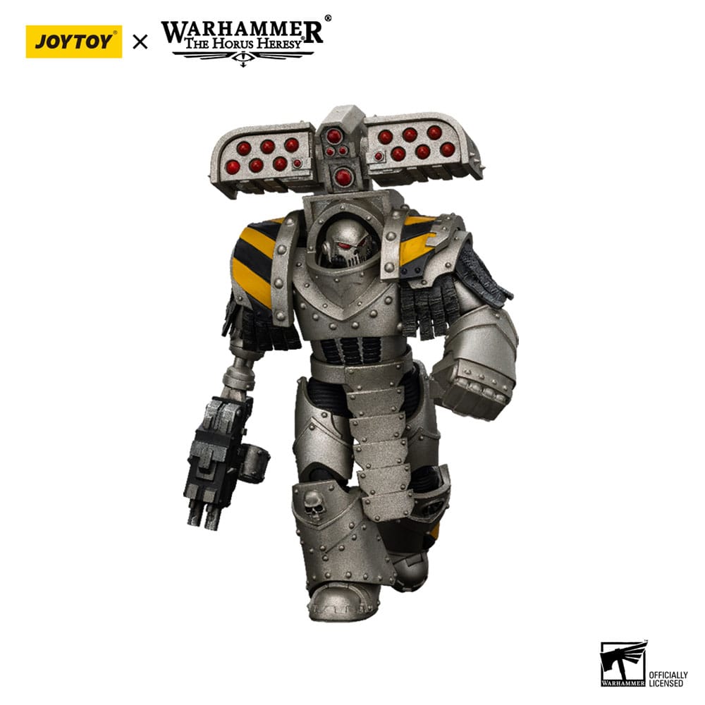 Warhammer Horus Heresy Aksiyon Figürü 1/18 Demir Savaşçılar Tyrant Siege Master Terminatör Roketatar ile 14 cm