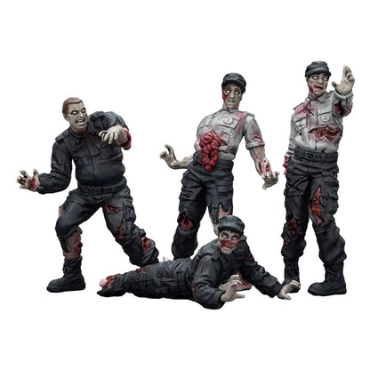 Akcijske figurice Zombie Dark Source 4 paketa zaštitara 8 cm