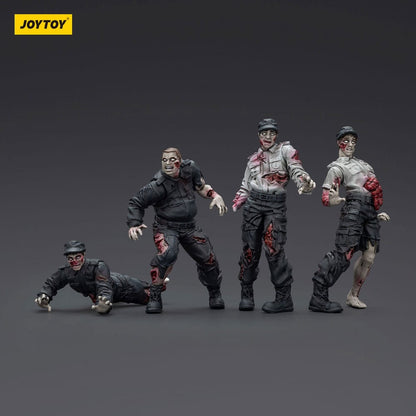 Akcijske figurice Zombie Dark Source 4 paketa zaštitara 8 cm