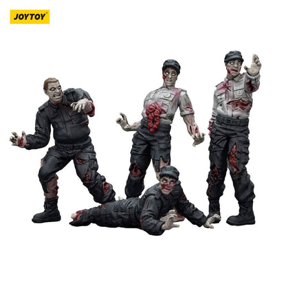 Akcijske figurice Zombie Dark Source 4 paketa zaštitara 8 cm