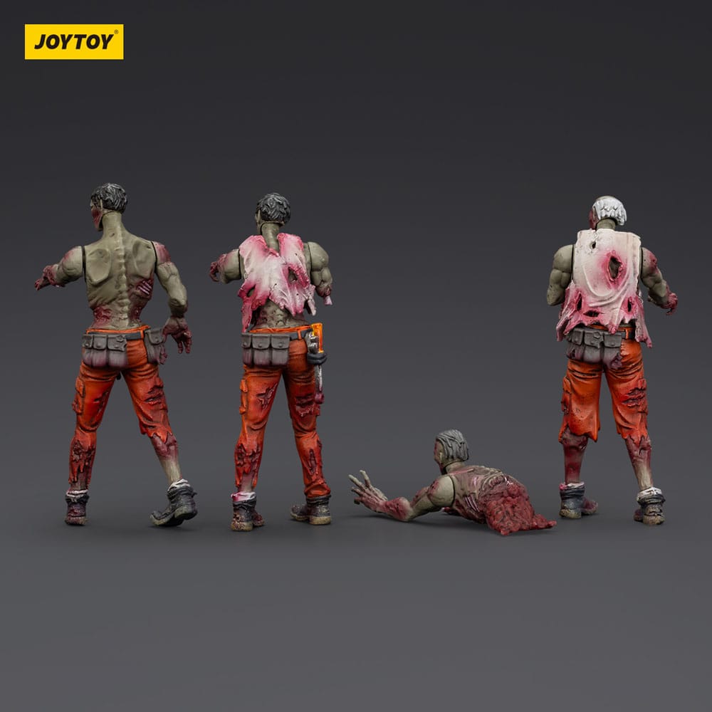 Zombie Dark Source-actiefiguren 4-pack Mechanic Team 8 cm