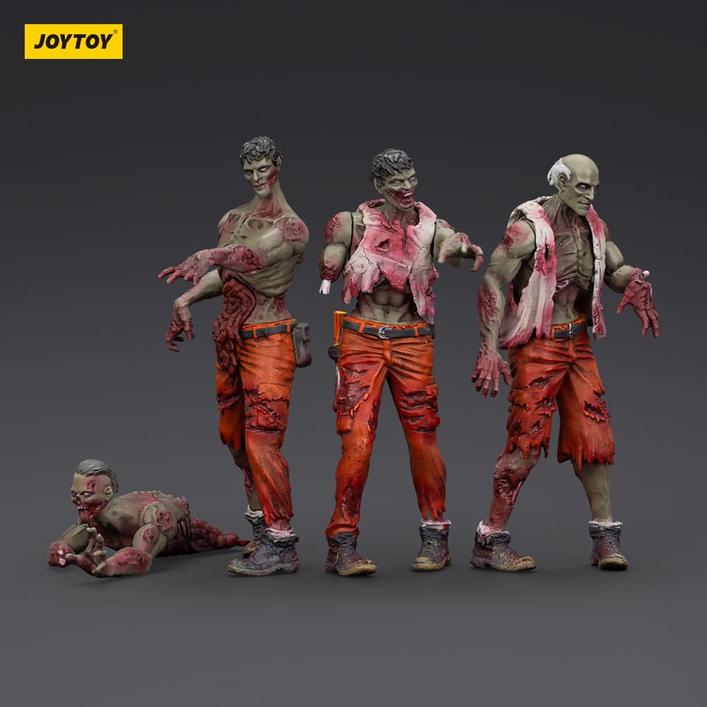 Zombie Dark Source-actiefiguren 4-pack Mechanic Team 8 cm