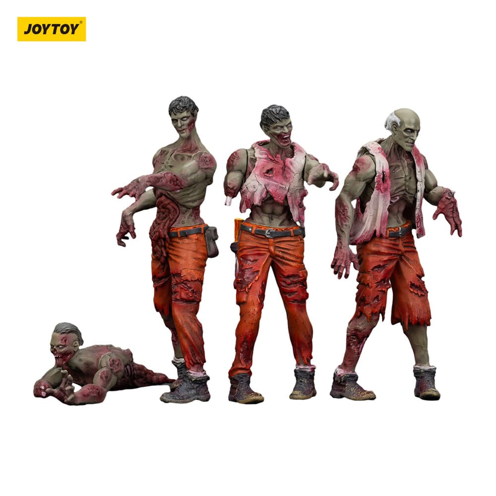 Zombie Dark Source-actiefiguren 4-pack Mechanic Team 8 cm