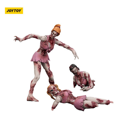 Zombie Dark Source-actiefiguren 3-pack Cheer Leaders 8 cm