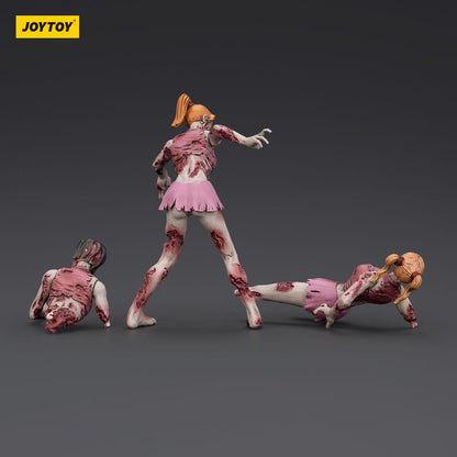 Zombie Dark Source-actiefiguren 3-pack Cheer Leaders 8 cm
