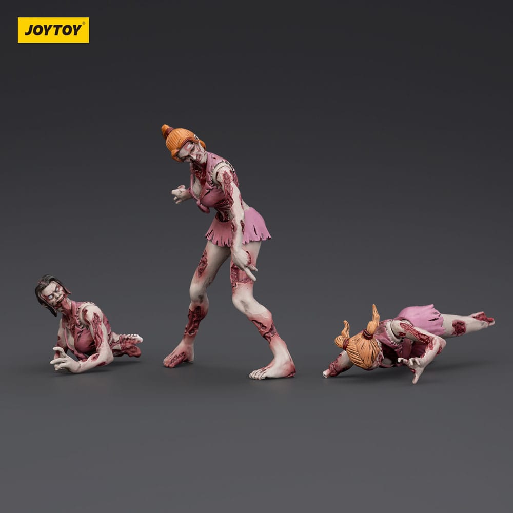 Zombie Dark Source-actiefiguren 3-pack Cheer Leaders 8 cm