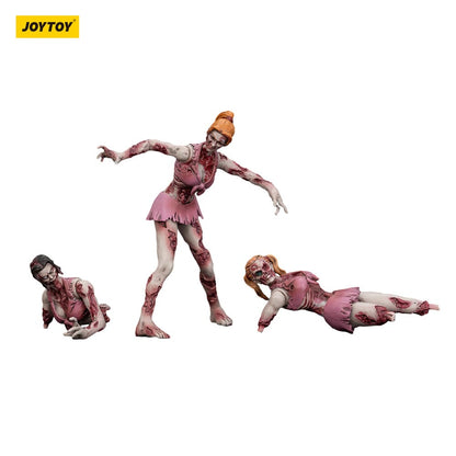 Zombie Dark Source-actiefiguren 3-pack Cheer Leaders 8 cm