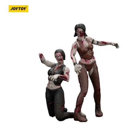 Zombie Dark Source Action Figures Confezione da 2 Lottatrici 8 cm
