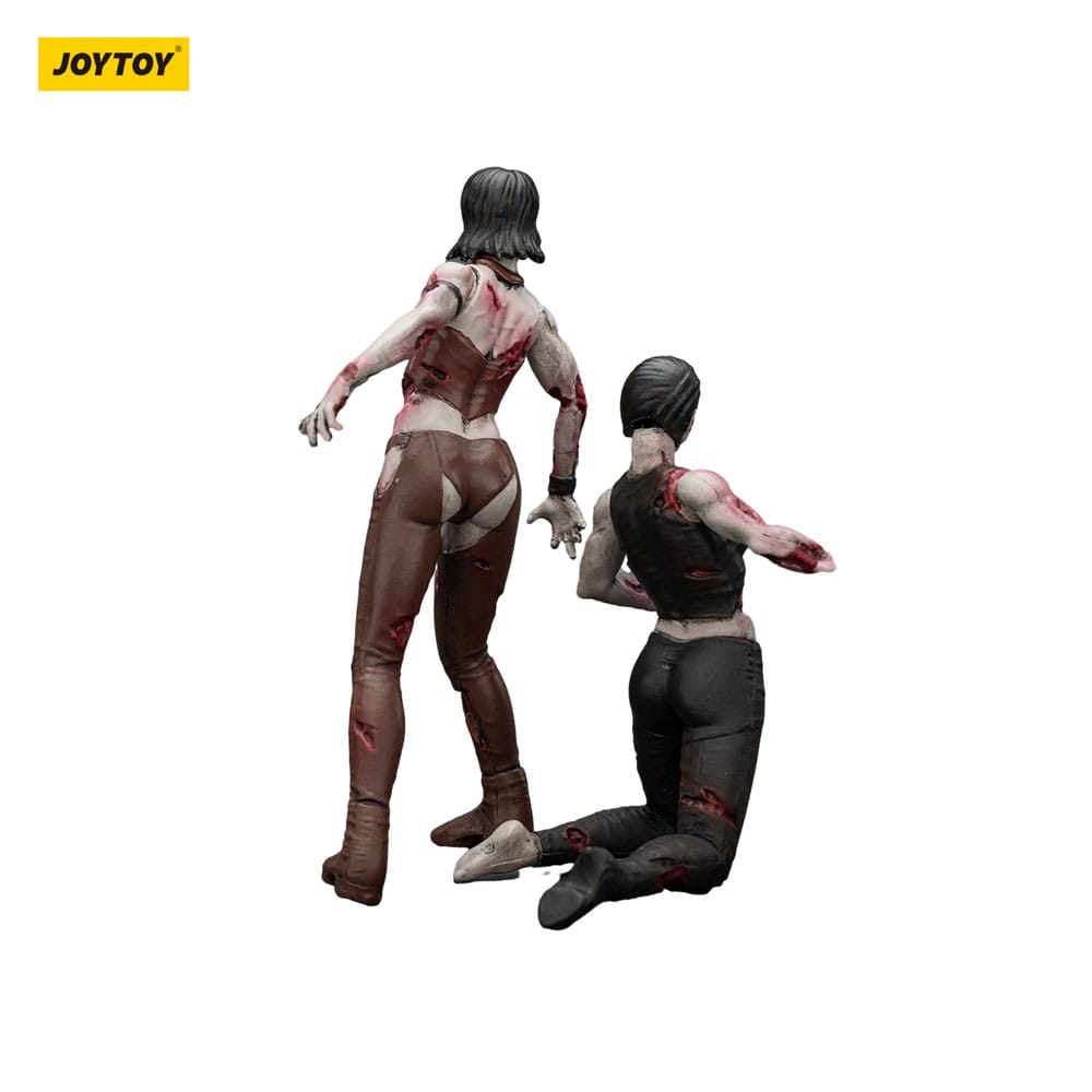 Zombie Dark Source Action Figures Confezione da 2 Lottatrici 8 cm