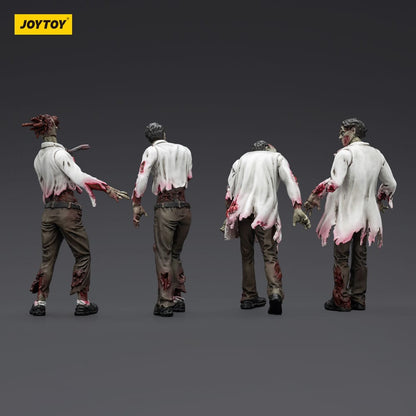 Zombie Dark Source-actiefiguren 4-pack Wetenschappers (mannelijk) 8 cm