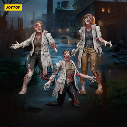 Zombie Dark Source Action Figures Confezione da 3 scienziati (femmina) 8 cm