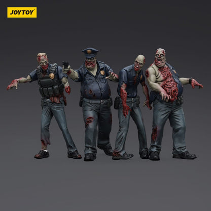 Akcijske figure Zombie Dark Source Pakiranje od 4 polica (muški) 8 cm