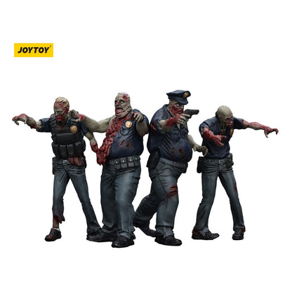 Akcijske figure Zombie Dark Source Pakiranje od 4 polica (muški) 8 cm