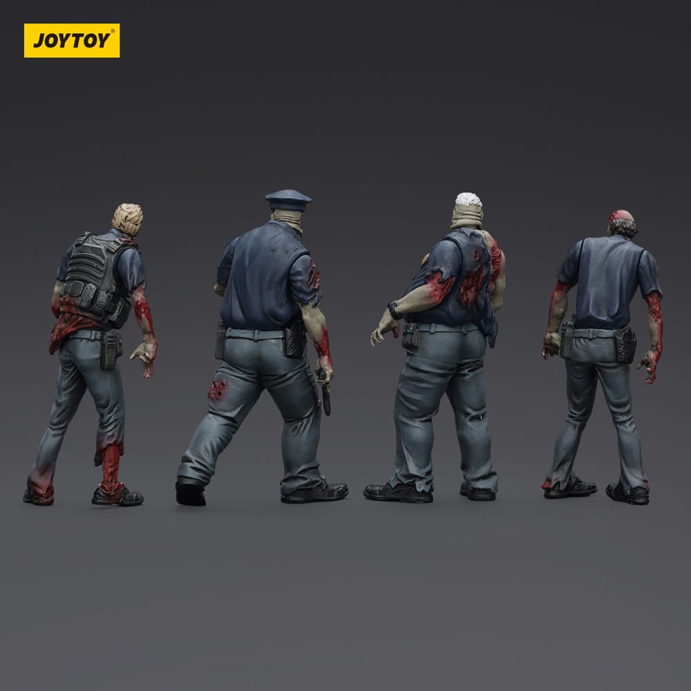 Akcijske figure Zombie Dark Source Pakiranje od 4 polica (muški) 8 cm